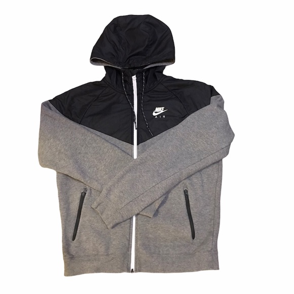 black and grey nike sweater